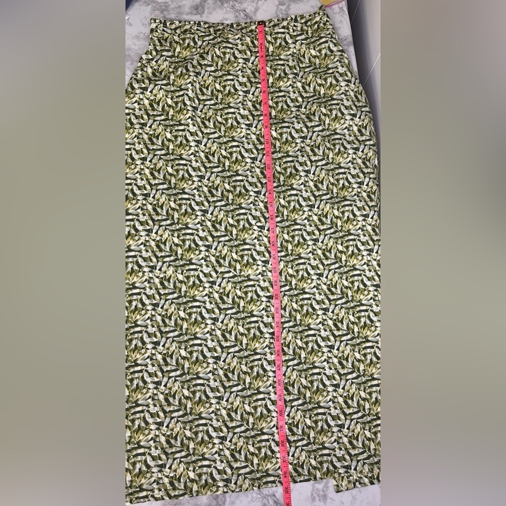 Linden hill Green Patterned Women's Skirt size M - Picture 3 of 6